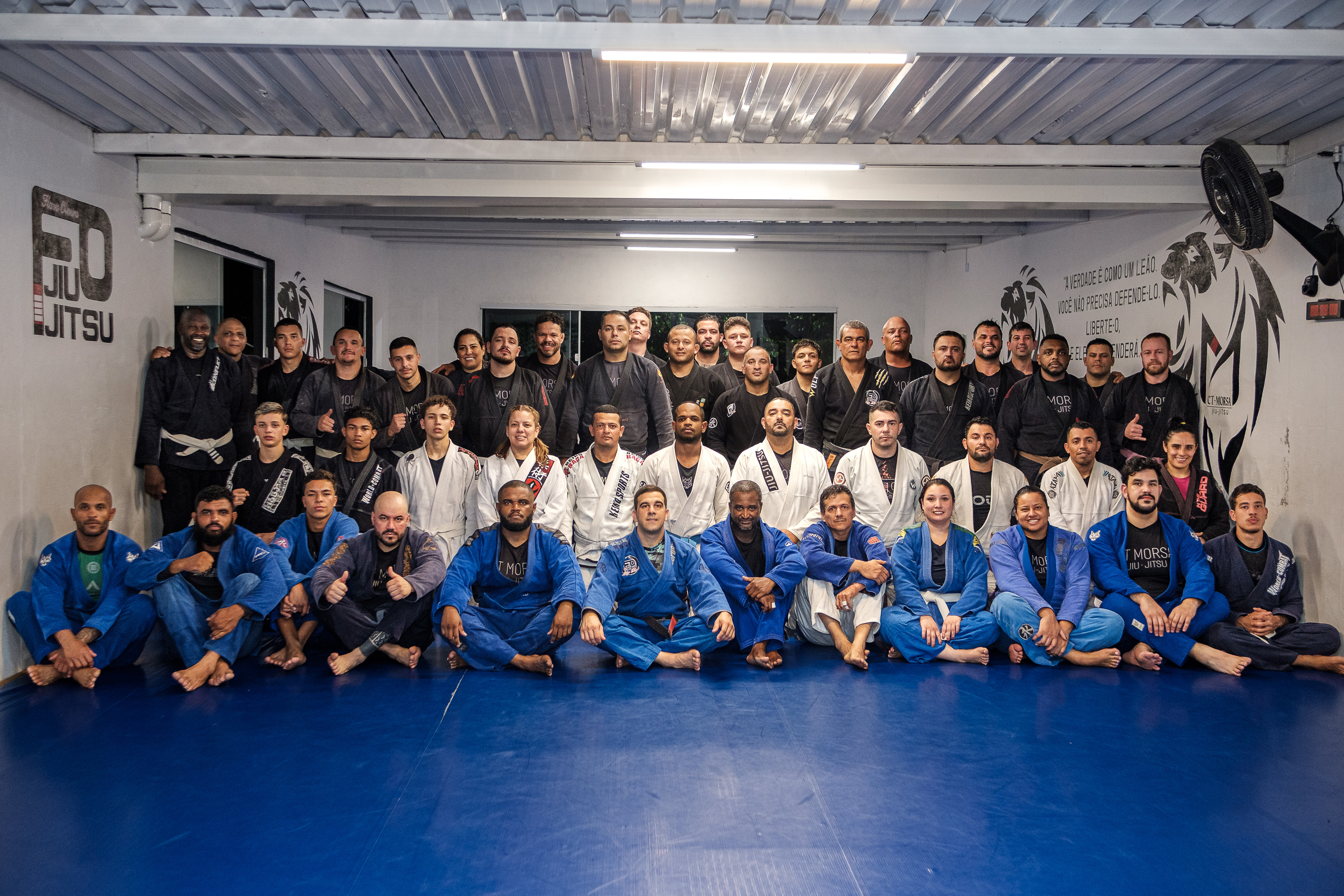 Foto de grupo da turma adulta